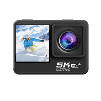1Set Wifi Anti-Shake 5K Action Camera Niršanas Anti-Shake Ūdensizturīgs Mini Action Camera Plastmasas