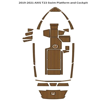 2019-2021 ASS T23 Peldt Platformu, Kabīnes Pamatni Laivu EVA Putu Tīkkoka Klāja Grīdas Paklājs