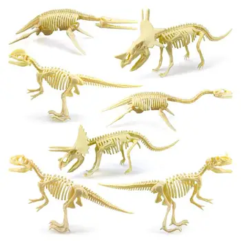 3D Puzles Dinozauru Skeletu 7. Modelis Gabalu Rokās, Laivas 3D Dinozauru Puzzle Simulācijas Dinozauru Skeletiem CILMES Rotaļlietas Pieaugušajiem
