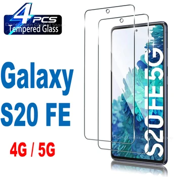 4gab Rūdīta Stikla Samsung Galaxy S20 FE 4G 5G S21FE S23FE Ekrāna Aizsargs, Stikls