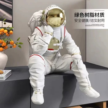 Astronauts Statuja Mūsdienu Mājas Dekoru Skulptūras & Figūriņas Luksusa Dzīvojamās Istabas Rotājumi Darbvirsmas Apdare Piederumi Dāvanas