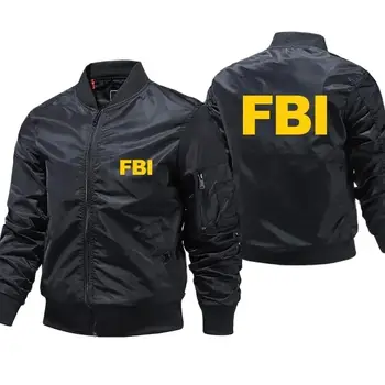 Augstas kvalitātes FIB vīriešu pilota jaka beisbola uzvalks motociklu bumbvedējs, pretvēja jaka