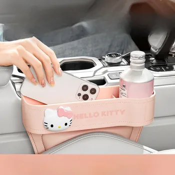 Auto Sēdekļa Atšķirības Organizators Sanrio Patiesu Hello Kitty Multi-funkcionālo Anime Organizators Automašīnas Priekšā un Pasažieru Organizators Dāvanas
