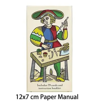 CBD Tarot De Marseille 12x7 cm Papīra roku Kāršu Spēles