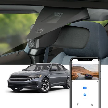 Dash Cam par Volkswagen Jetta (7th Gen), 2019 2020 2021 2022 2023, FITCAMX 4K Auto DVR videokameru WIFI Savienojuma APP Kontroles