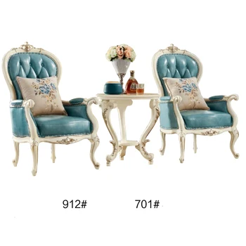 Eiropas stila Atpūtas dzīvojamās istabas mēbeles villa masīvkoka luksusa royal guļamistabas mēbeles, krēslu