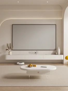 Franču krēms vēja tējas galds TV skapis modern vienkārši taisnstūrveida personalizētu cepšanas tējas galda