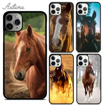 Frederik Lielo skaistumu zirgu Tālrunis Lietā par iPhone 15 SE2020 11 12 13 14 Pro Max mini XR XS 7 8 Plus coque Fundas Shell