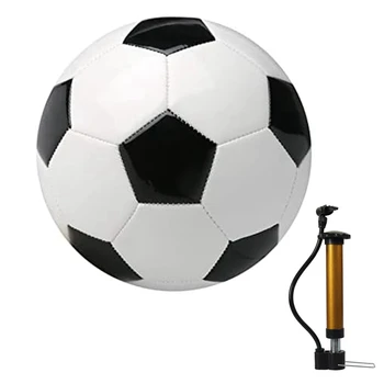 Izmērs 5 Futbola Bumbas Klasiskās Futbola Bumbu Komplekts - Ietilpst Izmēri 5 Ar Sūkni Adatu Ideāls Apmācības, Līgas Spēles Un Dāvanu Izturīgs
