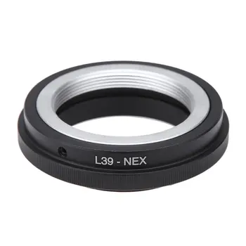L39-NEX Kameras Objektīva Adaptera Gredzens L39 M39 LTM objektīva stiprinājums ap NEX 3 5 A7 E A7R A7II converter L39-NEX skrūvi