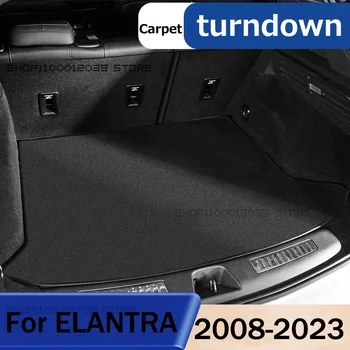 Par ELANTRA 2008-2021 2022 2023 Auto Bagāžnieka Paklājiņš AUTO Astes Boot Paplātes Starplikas, Kravas Paklāju Pad Fit Uzglabāšanas Kluči, Aizsardzības Aksesuāri