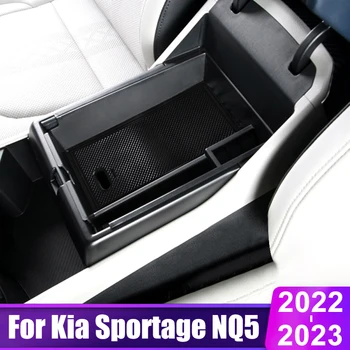 Par Kia Sportage NQ5 2022 2023 Sportage Hibrīda GT Līnijas Automobiļa Centrālās Konsoles elkoņu Balsts Glabāšanas Organizētājam Lodziņā Interjera Aksesuāri