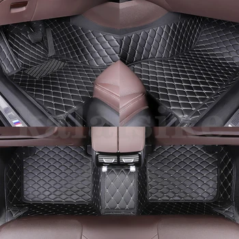 Pasūtījuma Automašīnas Grīdas Mat Renault Kadjar Visas modeļa auto Paklājs Paklāju Gājēju piederumi dizains interjera detaļas