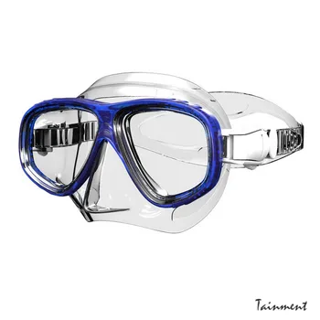 Snorkeling Zemūdens Niršanas Maska Silikona Diafragma Trīs-Objektīva Panorāmas Niršanas Maska Peldēšana Daivinga Masku Brilles Pieaugušajiem