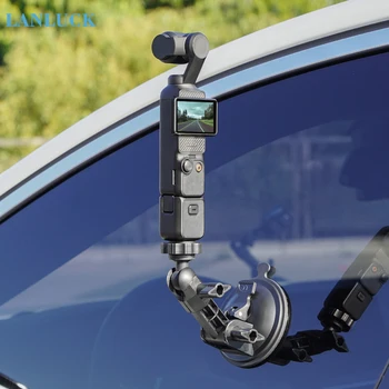 Sūkšanas Kamera Mount Automašīnas Tālruņa Darbības Kamera Turētājs Roku Sūkņa Iesūkšanas Kausa 360° Ar Regulējamu GoPro/3 Kabatas Shoting Piederumi