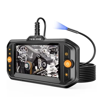 Teslong TS43 5.5 mm Objektīvs Endoskopu Kamera ar Gaismas, 16,4 Pēdas Elastīgu Kameru Čūska Zonde Kanalizācijas(4.3 Collu IPS LCD)