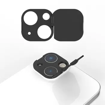 WebCam Vāciņu Atpakaļ Kameras Objektīvs Plastmasas Privātuma Aizsardzības Uzlīme Kameras Vāciņu Protector For iPhone 15 ProMax 15Plus
