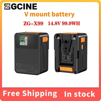 ZGCINE ZG-X99 99.9 Wh V Mount Akumulatora 14.8 V Displejs izejas jauda V Bloķēšanas V Formu, Akumulatoru PD Ātri maksu Par DSLR Kameras